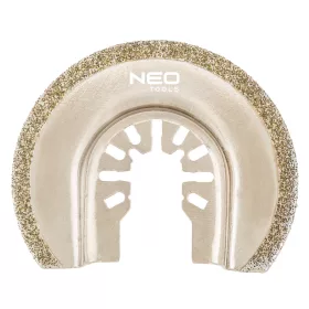   Neo Tools Multigép, rezgőgép lap, HCS, gyémántszemcsés, 85mm, félköríves vágó, kerámiához