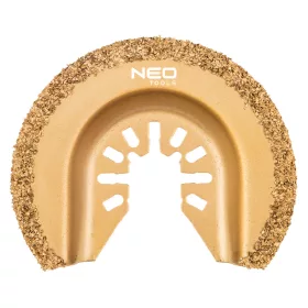   Neo Tools Multigép, rezgőgép lap, HCS, volframkarbid, 64mm, félköríves vágó, kerámiához
