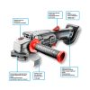 Graphite Akkus sarokcsiszoló alapgép, 115mm Energy+ (18V) (akku és töltő nélkül)