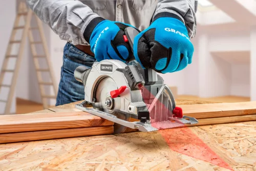 Graphite Akkus körfűrész alapgép, 150x10mm Energy+ (18V) (akku és töltő nélkül)