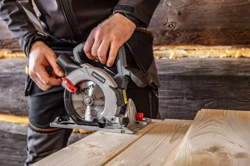 Graphite Akkus körfűrész alapgép, 150x10mm Energy+ (18V) (akku és töltő nélkül)