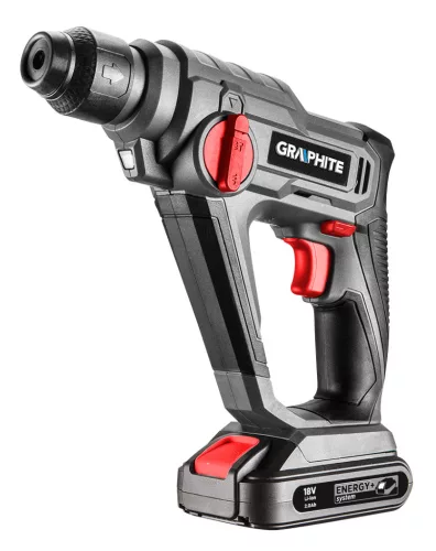 Graphite Akkus fúrókalapács alapgép, SDS-Plus Energy+ (18V) (akku és töltő nélkül)