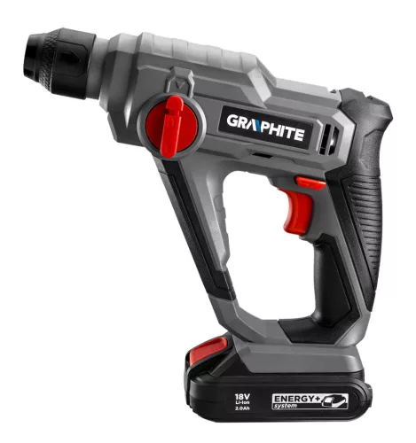 Graphite Akkus fúrókalapács alapgép, SDS-Plus Energy+ (18V) (akku és töltő nélkül)