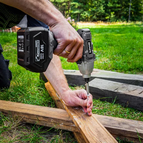 Graphite Akkus ütvecsavarozó alapgép 1/4"(hatszög) 180Nm Energy+ (18V) (akku és töltő nélkül)