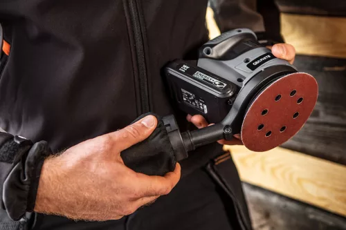 Graphite Akkus excentercsiszoló alapgép 125mm Energy+ (18V) (akku és töltő nélkül)