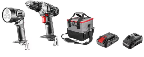 Graphite Akkus gépszett, fúró-, csavarozó 44Nm + lámpa hordtáskában Energy+ (18V) akkuval, töltővel