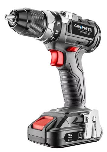 Graphite Akkus szénkefementes fúró-, csavarozó alapgép, 58Nm Energy+ (18V) (akku és töltő nélkül)