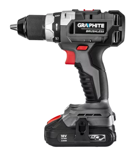 Graphite Akkus szénkefementes fúró-, csavarozó alapgép, 58Nm Energy+ (18V) (akku és töltő nélkül)