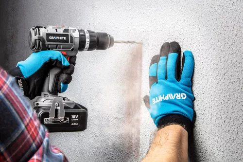 Graphite Akkus szénkefementes ütvefúró-, csavarozó kofferben, 58Nm Energy+ (18V) akkuval, töltővel