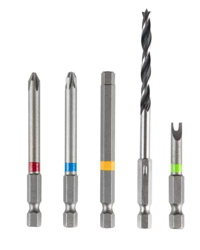 Graphite Akkus cserélhető tokmyányos fúró-, csavarozó, 44Nm  109db tartozékkal kofferben, Energy+ (18V) akkuval, töltővel