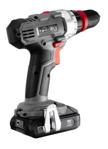 Graphite Akkus cserélhető tokmyányos fúró-, csavarozó kofferben , 44Nm Energy+ (18V) akkuval, töltővel