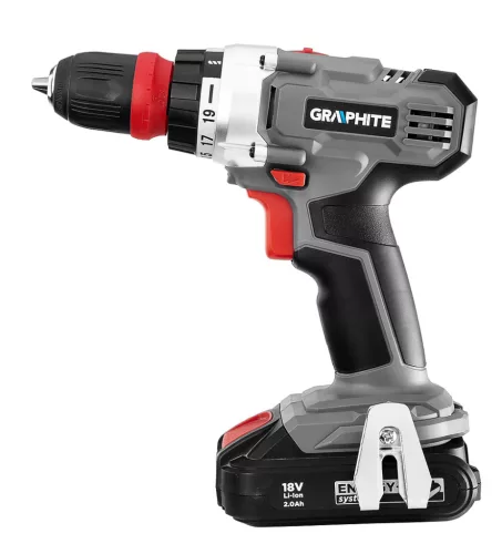 Graphite Akkus cserélhető tokmyányos fúró-, csavarozó alapgép, 44Nm Energy+ (18V) (akku és töltő nélkül)