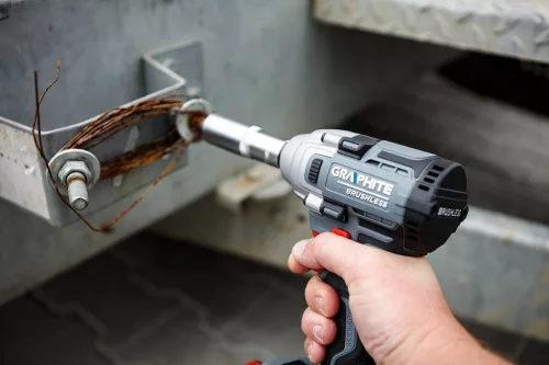 Graphite Akkus szénkefementes ütvecsavarozó alapgép 1/2"(négyszög) 330Nm Energy+ (18V) (akku és töltő nélkül)