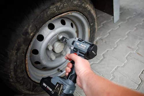 Graphite Akkus szénkefementes ütvecsavarozó alapgép 1/2"(négyszög) 330Nm Energy+ (18V) (akku és töltő nélkül)