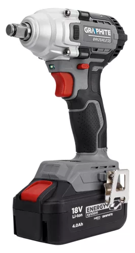 Graphite Akkus szénkefementes ütvecsavarozó alapgép 1/2"(négyszög) 330Nm Energy+ (18V) (akku és töltő nélkül)