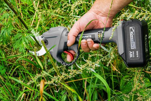 Graphite Akkus szénkefementes metszőolló, ágvágó alapgép, max. 30mm vágás, Energy+ (18V) (akku és töltő nélkül)