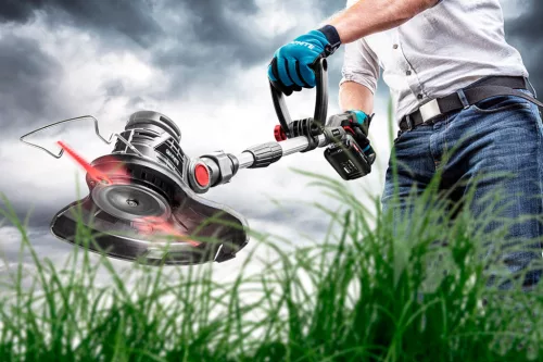 Graphite Akkus fűkasza, fűszegélynyíró alapgép műanyag késes 254mm, Energy+ (18V) (akku és töltő nélkül)