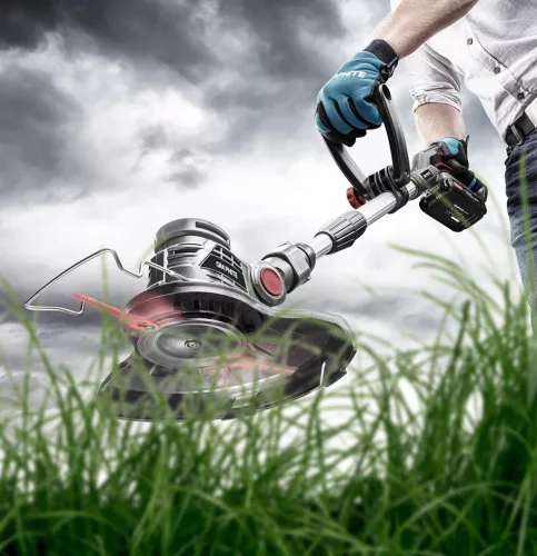 Graphite Akkus fűkasza, fűszegélynyíró alapgép műanyag késes 254mm, Energy+ (18V) (akku és töltő nélkül)