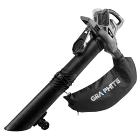   Graphite Akkus lombszívó és fúvó alapgép, 35 literes zsákkal 36V(2x18V), Energy+ (18V) (akku és töltő nélkül)