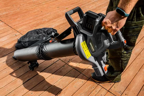 Graphite Akkus lombszívó és fúvó alapgép, 35 literes zsákkal 36V(2x18V), Energy+ (18V) (akku és töltő nélkül)