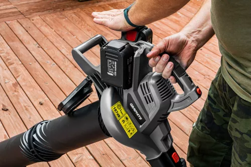 Graphite Akkus lombszívó és fúvó alapgép, 35 literes zsákkal 36V(2x18V), Energy+ (18V) (akku és töltő nélkül)