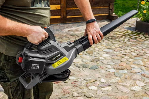 Graphite Akkus lombszívó és fúvó alapgép, 35 literes zsákkal 36V(2x18V), Energy+ (18V) (akku és töltő nélkül)