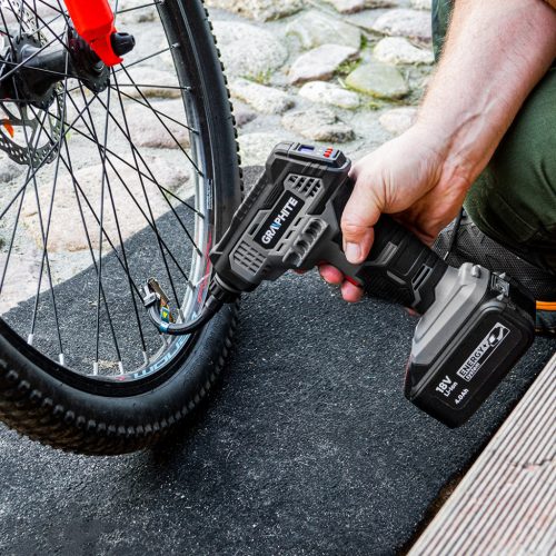 Graphite Akkus kompresszor alapgép, 7bar Energy+ (18V) (akku és töltő nélkül)
