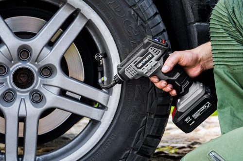 Graphite Akkus kompresszor alapgép, 7bar Energy+ (18V) (akku és töltő nélkül)