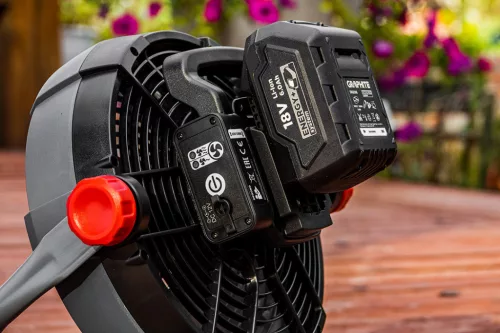 Graphite Akkus és vezetékes ventilátor alapgép, Energy+ (18V) (akku és töltő nélkül)