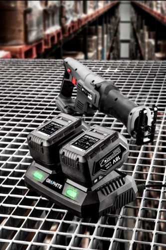 Graphite Dupla akkumulátortöltő, Energy+ (18V)