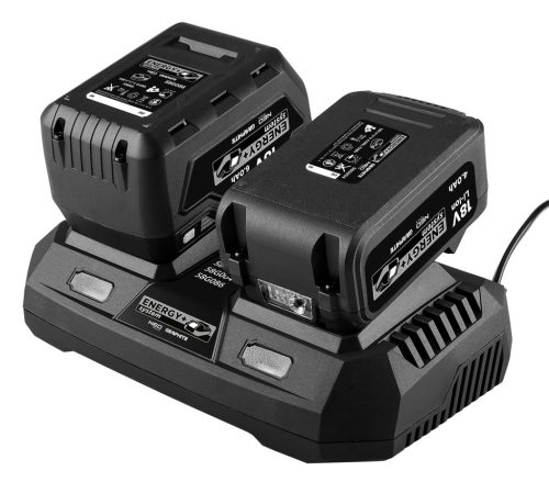 Graphite Dupla akkumulátortöltő, Energy+ (18V)