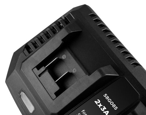 Graphite Dupla akkumulátortöltő, Energy+ (18V)