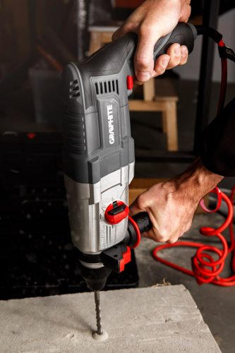 Graphite Fúró-, vésőkalapács kofferben SDS-Plus 2,8J 800W