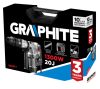 Graphite Bontókalapács, SDS MAX, 1300W, 20J kofferben
