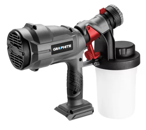 Graphite Akkus festékszóró pisztoly alapgép, HVLP Energy+ (18V) (akku és töltő nélkül)