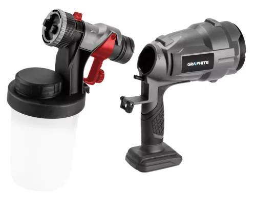 Graphite Akkus festékszóró pisztoly alapgép, HVLP Energy+ (18V) (akku és töltő nélkül)