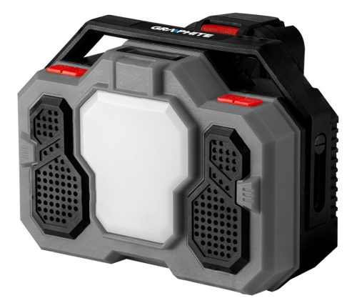 Graphite Akkus/vezetékes rádió alapgép, Energy+ (18V) (akku és töltő nélkül)