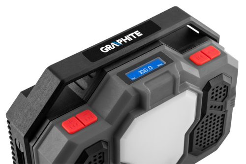 Graphite Akkus/vezetékes rádió alapgép, Energy+ (18V) (akku és töltő nélkül)