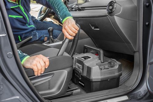 Graphite Akkus száraz/nedves porszívó alapgép, 10l Energy+ (18V) (akku és töltő nélkül)