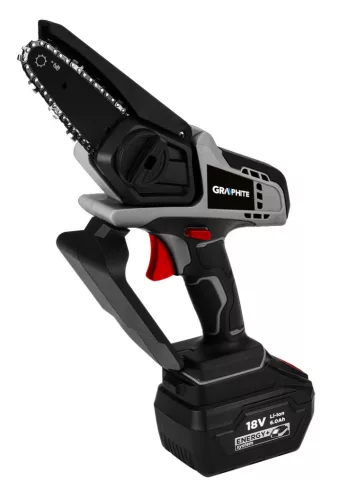 Graphite Akkus mini láncfűrész alapgép 100mm Energy+ (18V) (akku és töltő nélkül)