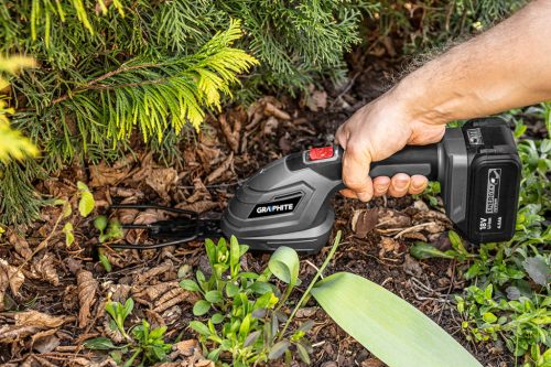 Graphite Akkus fűszegély-, sövénnyíró és talajlazító alapgép Energy+ (18V) (akku és töltő nélkül)