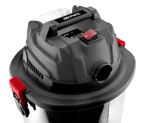 Graphite Akkus száraz/nedves porszívó alapgép, 20l Energy+ (18V) (akku és töltő nélkül)