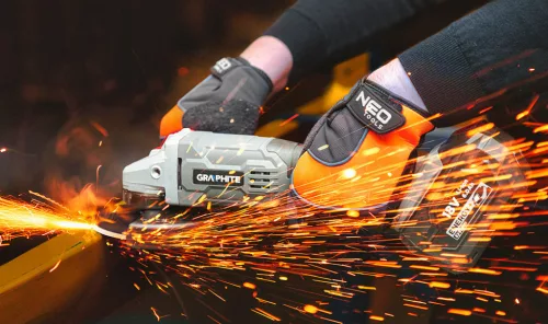 Graphite Akkus sarokcsiszoló alapgép, 125mm Energy+ (18V) (akku és töltő nélkül)