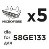 Graphite Mikroszálas porzsákok Graphite 58GE133-es porszívóhoz 5db