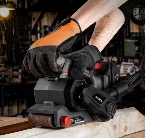 Graphite Akkus szalagcsiszoló alapgép, Energy+ (18V) (akku és töltő nélkül)