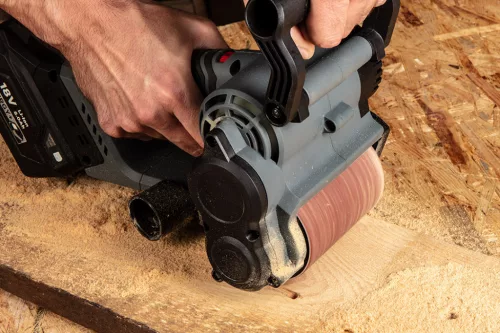 Graphite Akkus szénkefementes hengeres síkcsiszológép alapgép, Energy+ (18V) (akku és töltő nélkül)