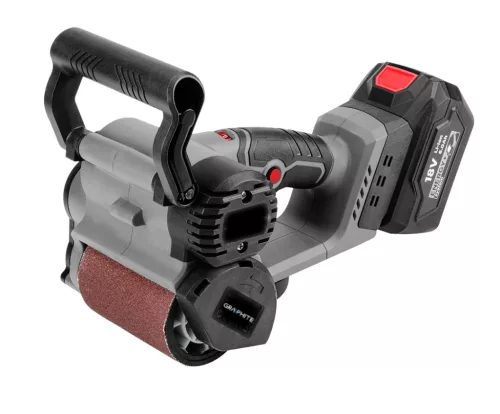 Graphite Akkus szénkefementes hengeres síkcsiszológép alapgép, Energy+ (18V) (akku és töltő nélkül)