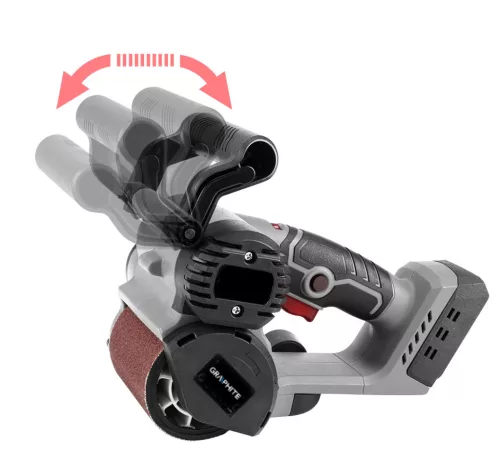 Graphite Akkus szénkefementes hengeres síkcsiszológép alapgép, Energy+ (18V) (akku és töltő nélkül)