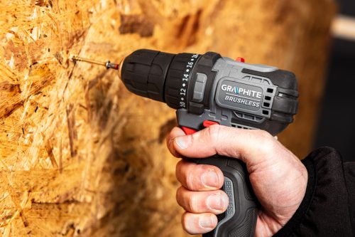 Graphite Akkus szénkefementes fúró-, csavarozó alapgép, 55Nm Energy+ (18V) (akku és töltő nélkül)