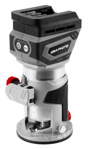 Graphite Akkus szénkefementes élmaró alapgép Energy+ (18V) (akku és töltő nélkül)